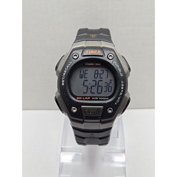 Timex Other - Timex Ironman Classic 30 Lap Watch 41mm Indiglo WR100M New Battery Quartz Mens